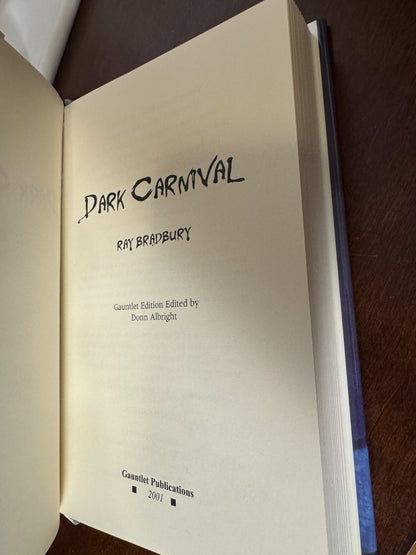 Dark Carnival signed by Ray Bradbury and Clive Barker – photo 2