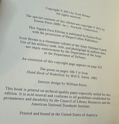 Against All Odds signed Scott Brown Easton Press – photo 9