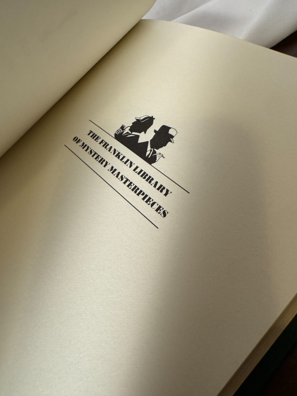 Overture to Death Franklin Library leather edition – photo 3