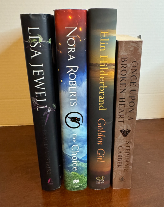 Cover of Romance, Fantasy & Thriller 4-Book Bundle, Like New Condition