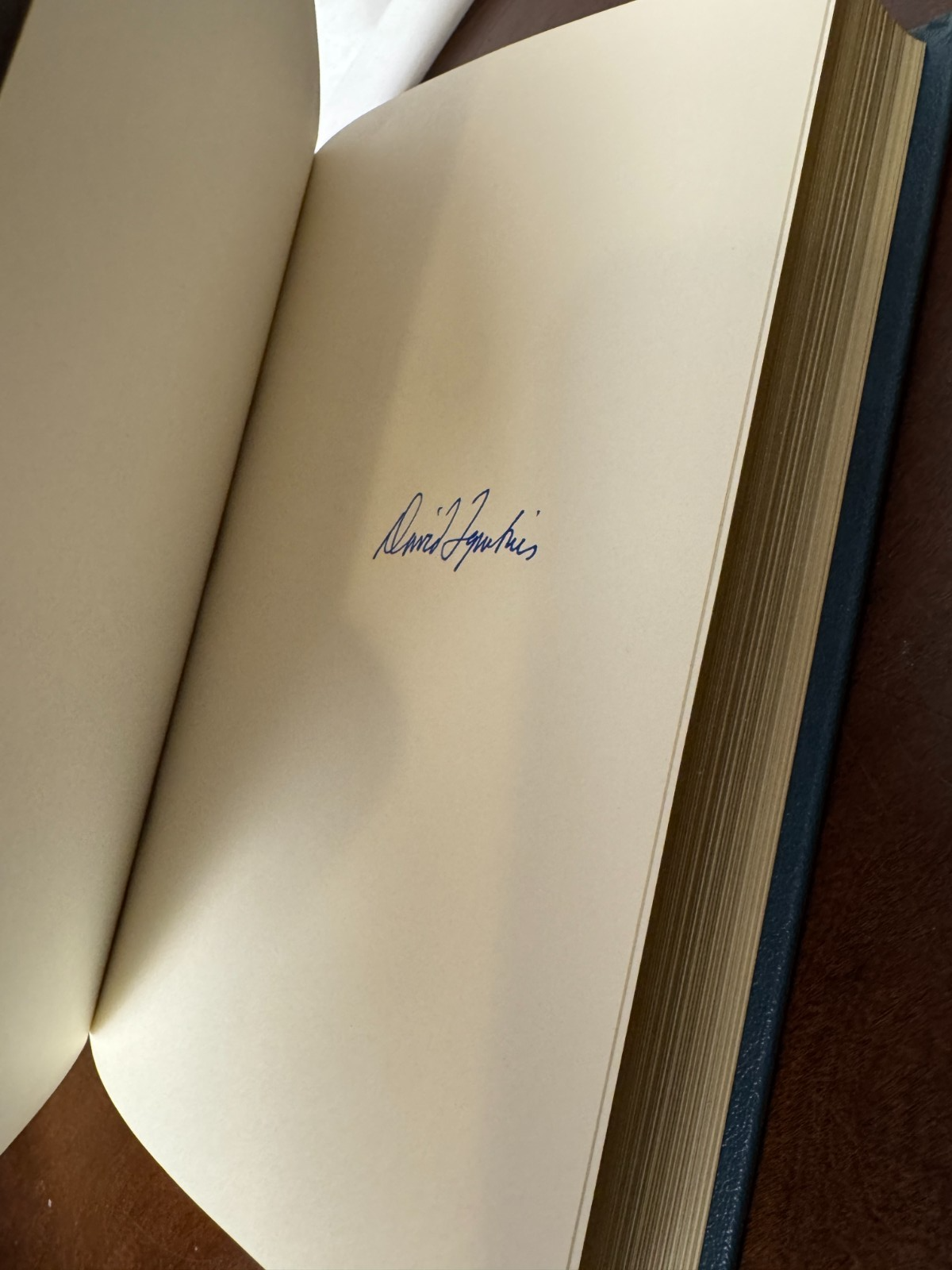Siro signed David Ignatius Franklin Library edition – photo 3