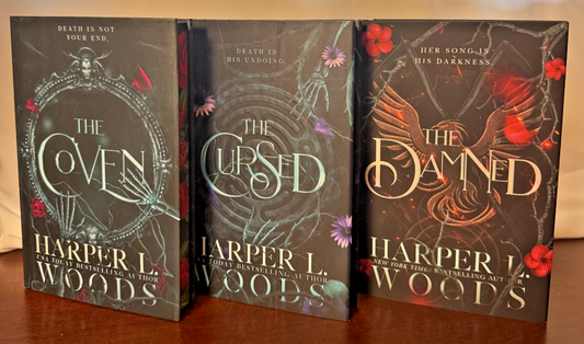 Cover of Coven of Bones Series: Coven, Cursed & Damned by Harper L. Woods