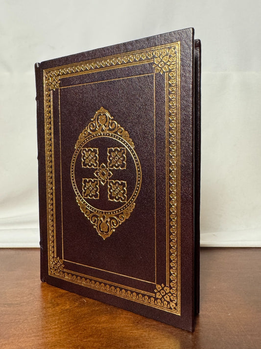 Cover of The Meeting at Telgte by Günter Grass, Franklin Library First Edition, Leather Bound