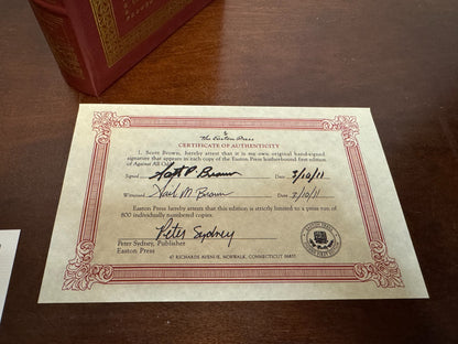 Against All Odds signed Scott Brown Easton Press – photo 8