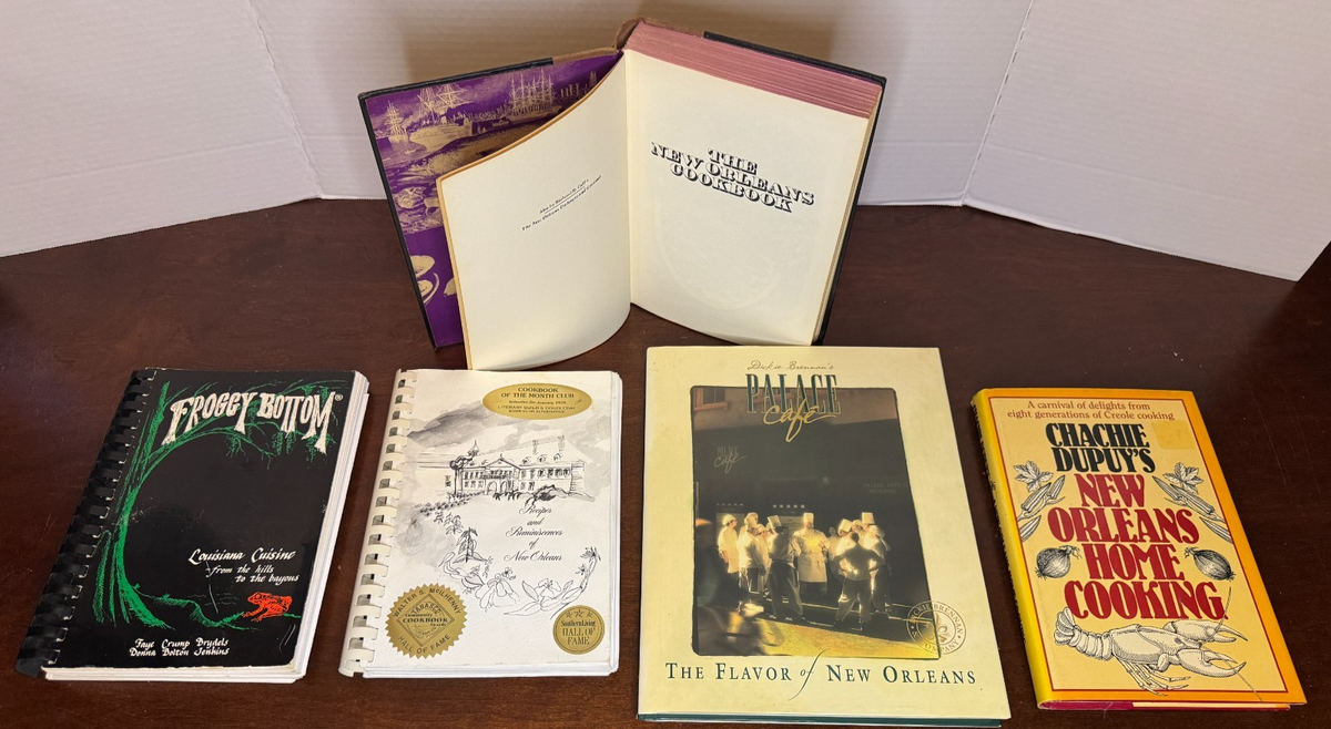 Cover of New Orleans & Louisiana Cookbook Collection – 5-Book Lot