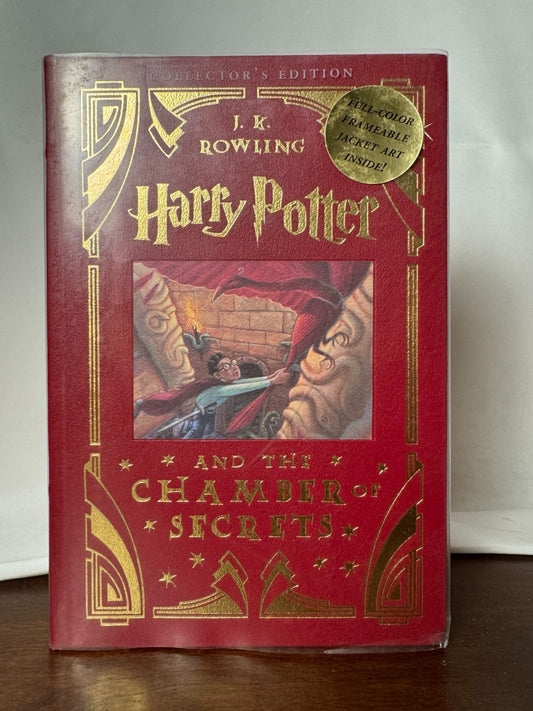 Cover of Harry Potter and the Chamber of Secrets by J.K. Rowling