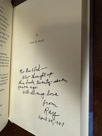 Dark Carnival signed by Ray Bradbury and Clive Barker – photo 7
