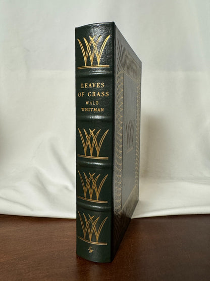 Cover of Leaves of Grass by Walt Whitman, Easton Press Collector's Edition, Leather Bound