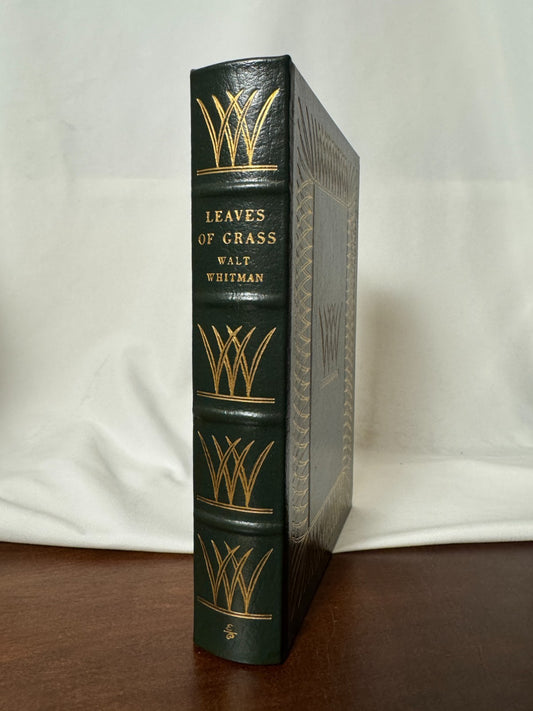 Cover of Leaves of Grass by Walt Whitman, Easton Press Collector's Edition, Leather Bound