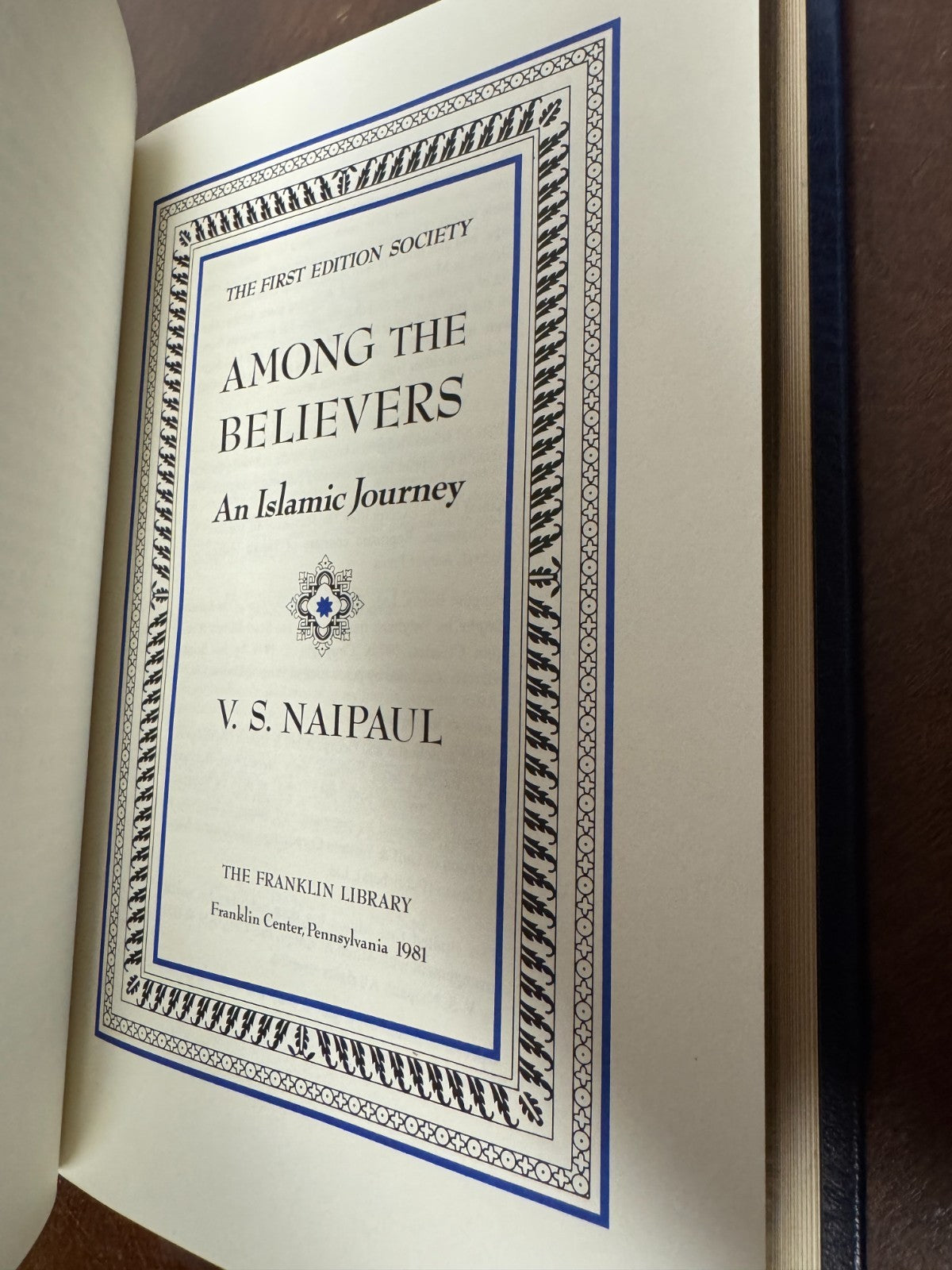 Among the Believers Franklin Library edition – photo 2