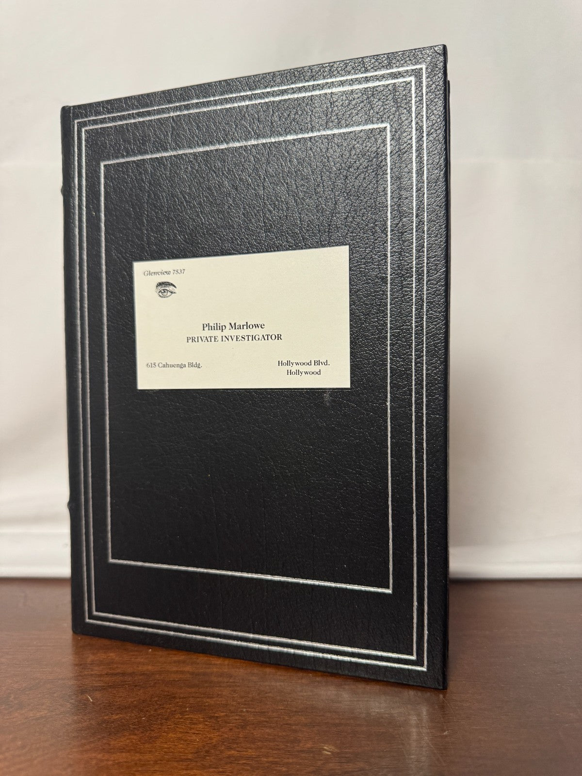 Cover of Farewell, My Lovely by Raymond Chandler, Franklin Library of Mystery Masterpieces, Leather Bound