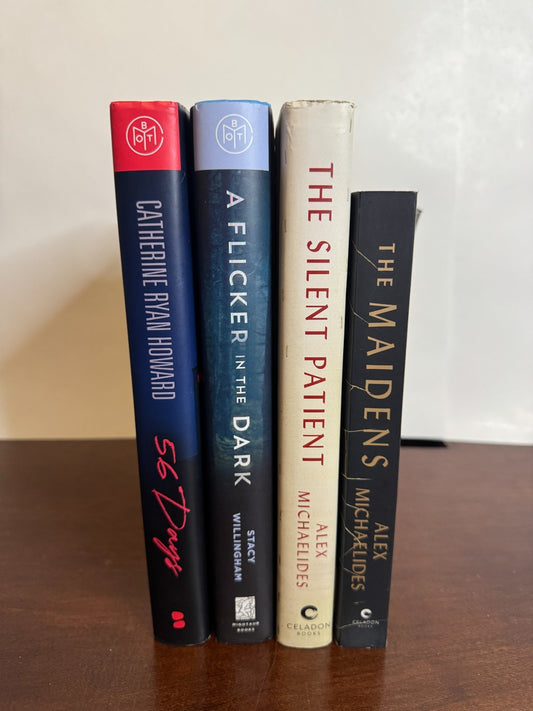 Cover of Psychological Thriller 4-Book Bundle: The Silent Patient, The Maidens & More