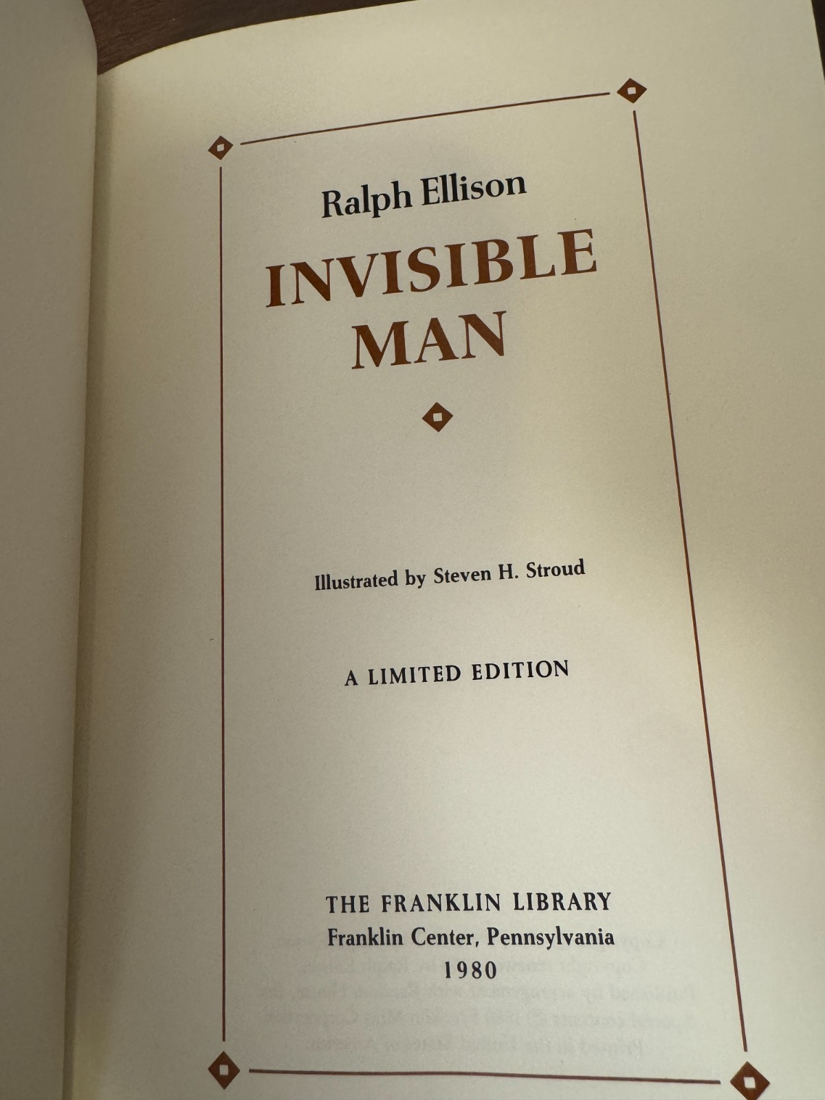 Invisible Man Franklin Library leather edition – photo 5