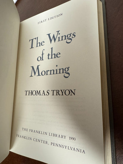 The Wings of the Morning signed Thomas Tryon Franklin edition – photo 2