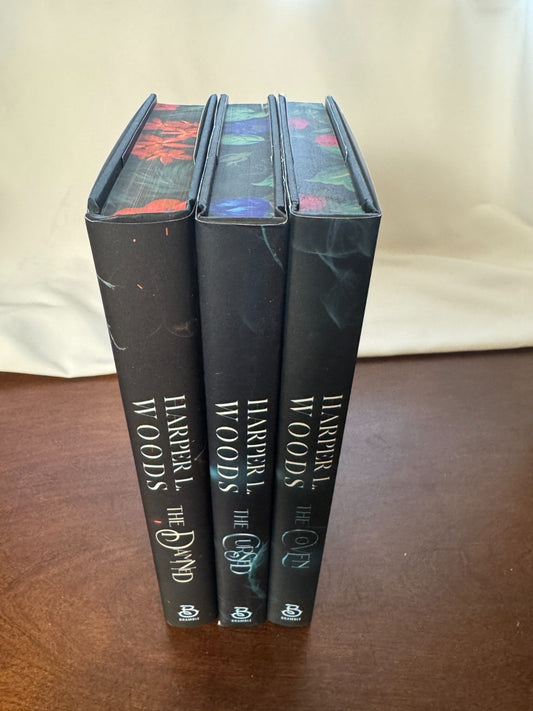 Cover of Coven of Bones Series: Coven, Cursed & Damned by Harper L. Woods