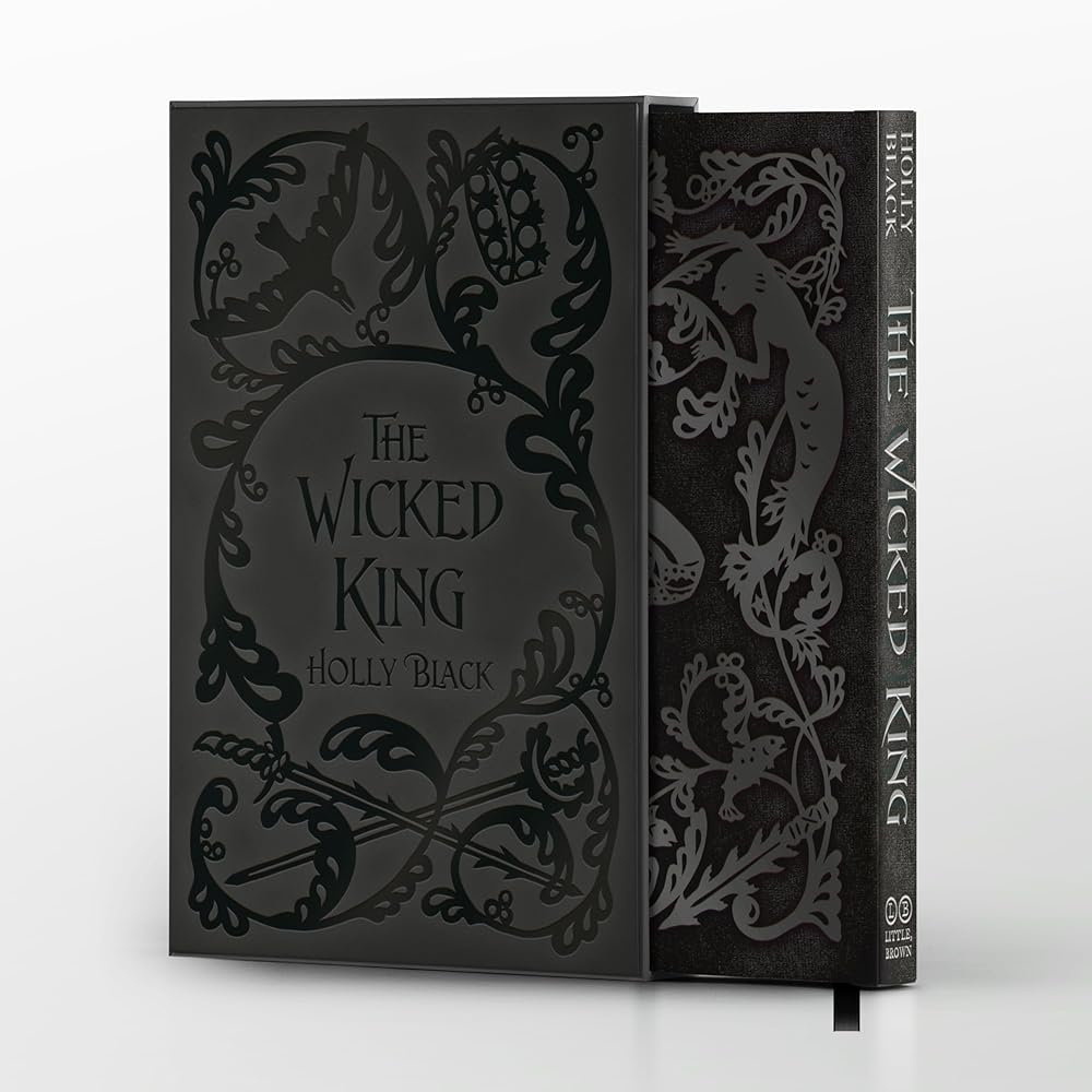 Cover of The Wicked King (Folk of the Air, Book 2) by Holly Black, Collector's Edition Hardcover with Velvet Cover & Slipcase