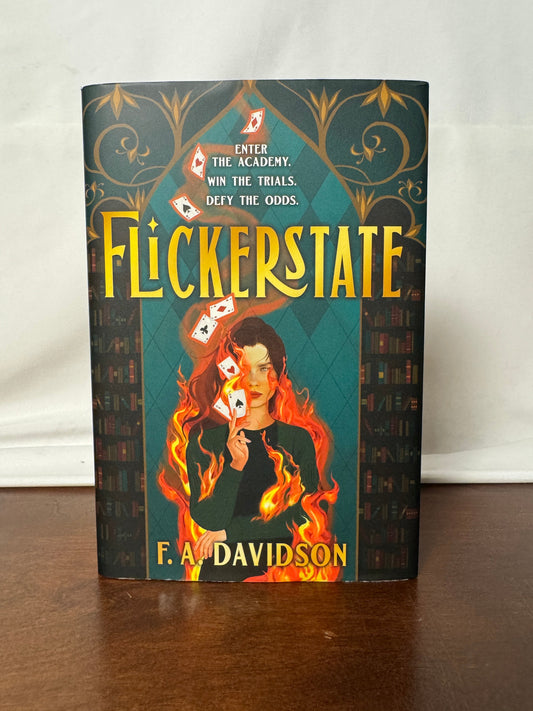 Cover of Flickerstate by F.A. Dawson, Special Edition Hardcover with Sprayed Edges