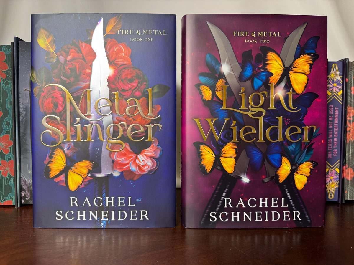 Fire & Metal Set by Rachel Schneider – Metal Slinger & Light Wielder, Deluxe and Luxe Edition Hardcovers