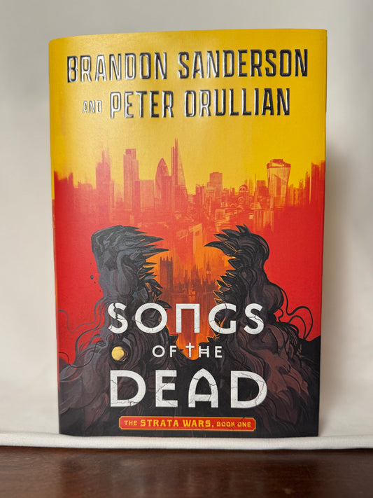 Cover of Songs of the Dead (The Strata Wars) by Brandon Sanderson, Special Edition Hardcover with Stenciled Edges