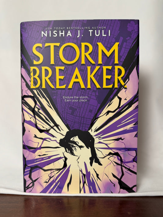 Cover of Stormbreaker (Storm Breaker, Book 1) by Nisha J. Tuli, Deluxe Limited Edition Hardcover