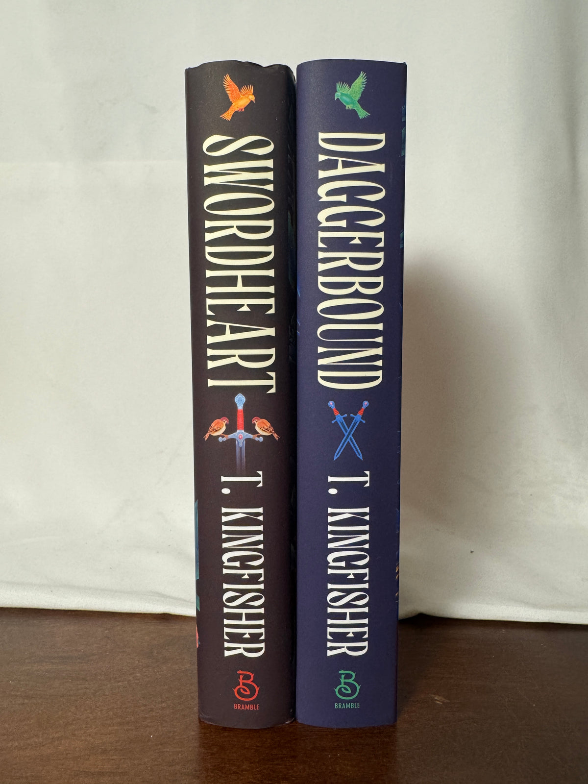 Swordheart Deluxe Set by T. Kingfisher – Swordheart & Daggerbound, Deluxe Hardcovers with Sprayed Edges
