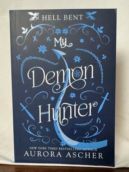 Cover of My Demon Hunter (Hell Bent) by Aurora Ascher, Deluxe Limited Edition, First Printing, Sprayed Edges