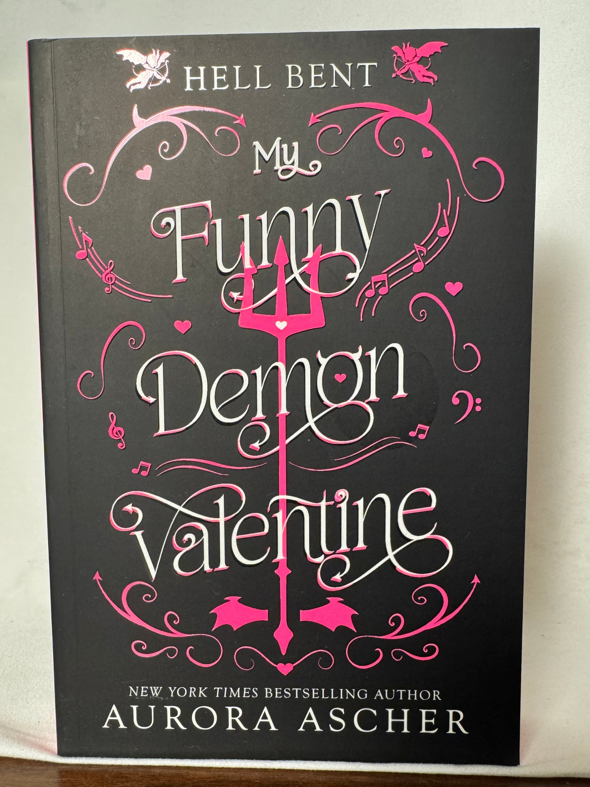 Cover of My Funny Demon Valentine (Hell Bent) by Aurora Ascher, Deluxe Limited Edition with Stenciled Edges