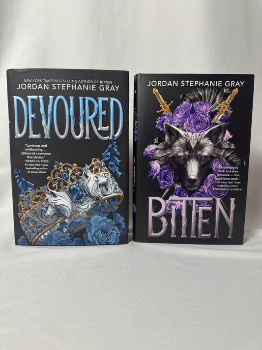 Bitten Duology by Jordan Stephanie Gray – Bitten & Devoured, Deluxe Limited Edition Hardcovers